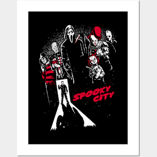 Spooky City - Horror Movie Poster Posters and Art